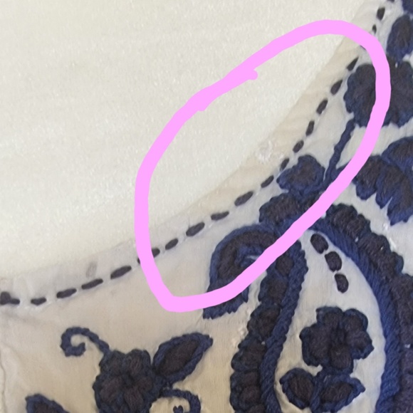 Odd Molly Sz 1 (Small) Blouse Tunic Embroided 100% Cotton - Picture 11 of 12